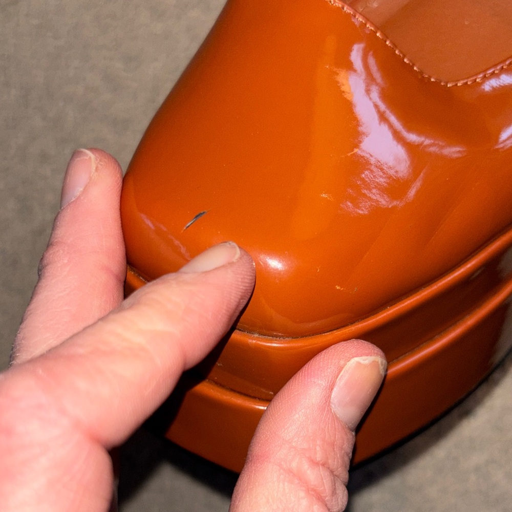 SheIN Bold Orange Platform Shoes - Picture 8 of 10